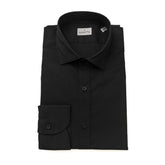 Bagutta Black Cotton Men Shirt -   -  Bagutta.